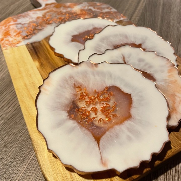 Custom Coasters & Cheese Board - Picture 5 of 7